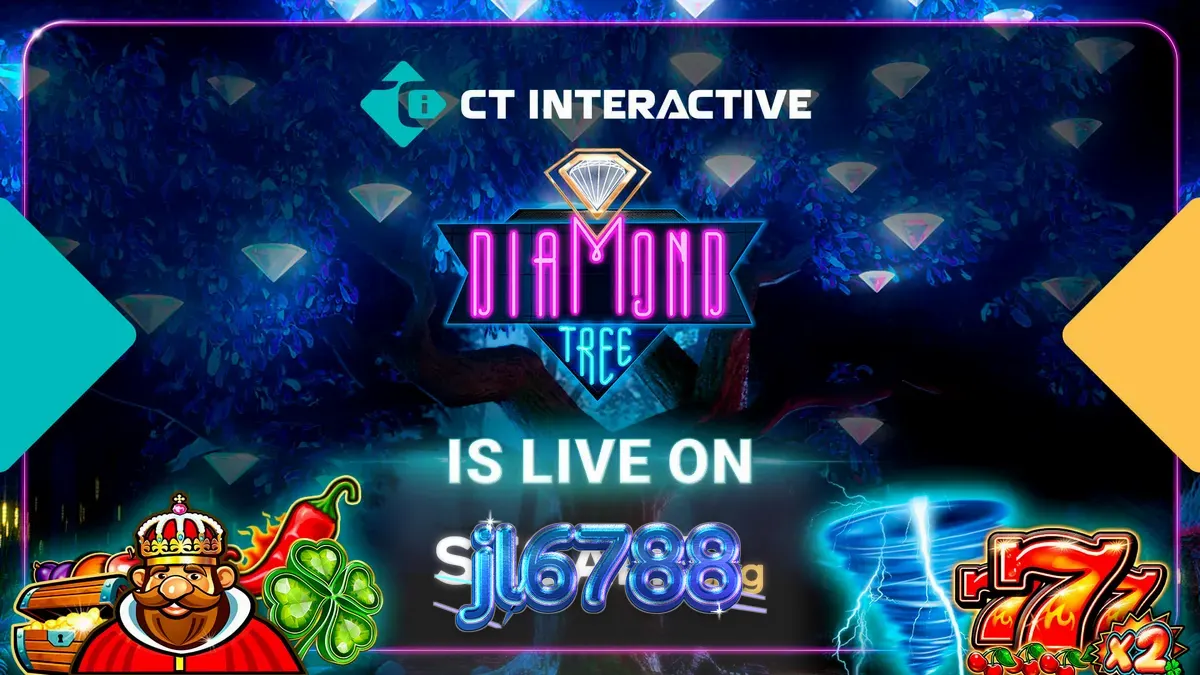 Tampilan visual game slot dalam koleksi Diamond Tree Jackpot
